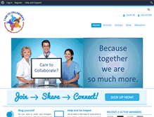Tablet Screenshot of care-to-collaborate.com